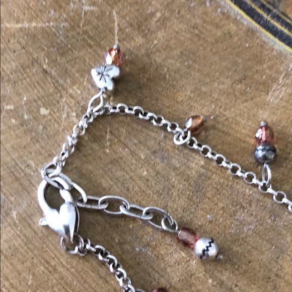 Brighton Jewelry Brighton Anklet Bracelet With Puffy Heart Poshmark